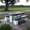 Picnic Table/Rest Area Beside The Road