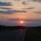 Atardecer llanero en la vía a Pto.Gaitán