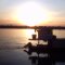 Atardecer en el río Putumayo