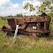 tractor abandonado