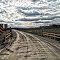 Looking Across The Old Amana Road Bridge