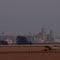 Rice Driers in the smokey distance