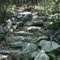 Stairs on the Appalachian trail near Mt Williams, North Adams Mass.