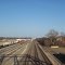 Old Santa Fe yard & mainline from 35th St Bridge