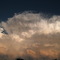 Storm brewing 2 miles east of Cheney Reservoir, facing south
