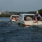 Two Classic Boats traveling up the Ohio River, near Beaver, PA. Two Century Coronados, the front one is a 1955, owned by my dad, and the one in the rear, a 1959 owned by Nick Arnone.
