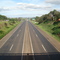 Viaduto em Assis no km 446+320 da SP-270 - Rod. Raposo Tavares - Vista de cima do viaduto, sentido Ourinhos