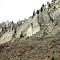 Whitestone Mountain, pillared rock formations