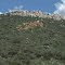 Rock outcrop to the east