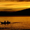 Entardecer - Lago de furnas