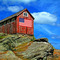 American Flag Barn