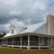 The back of the visitor center at RO Ranch Equestrian Park