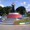 Estátua de Santa Rita de Cássia - entrada da cidade