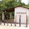 Casa de bomba captação de água.
