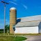 White barns w/ silo