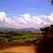Vista da cidade de Ouro Fino ao fundo