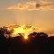 Pôr do sol ao longo da rodovia BR 406 - Ceará Mirim - RN