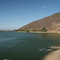 Lado cheio da barragem na estrada pra Quixeramobim
