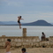 Lago de Sobradinho, visto das ruínas da Velha Remanso. Em 23 de novembro de 2008.