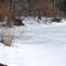 Frozen green lane reservoir