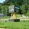 Ubá - MG (A foto mostra monumento junto à entrada do Horto Florestal de Ubá onde está situado o pavilhão de exposições). Colaboração - aguibrum