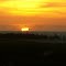 Puesta del sol sobre el Hotel Villa del Mar......Camocim.