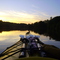 Going home for the evening on the Bannister River in Halifax, VA.