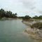 Lagoa formada por causa da extração de areia