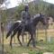 native american on pony, bronze, Kiowa Ridge, Estes Park, CO