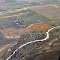 Farm and irrigation fields near Denver International