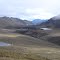 The puna with trail from Pias to Condormarca