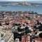 Château d'If & Marseille - view from Basilique Notre Dame de la Garde