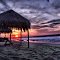 Sunset in north beaches of Peru (Atardecer en Zorritos, Tumbes, Peru)