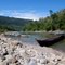 Perene river at the entrance to Meretari falls.