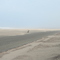 Lonely motorcycle near the ocean