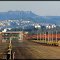BR-448 - Rodovia do Parque em construção (Julho 2013), Morros do Chapéu e de Sapucaia ao fundo • Sunriser