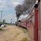 Tren María Fumaça - Brasil - Próximo a llegar a la estación Carlos Barbosa - ecm