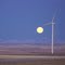 Moon over Glacier Windfarm