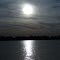 Vista do Lago Guaiba a partir da embarcação Cisne Branco - Porto Alegre - Rio Grande do Sul - Brasil