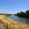 Looking southerly at the Sacramento River and California State Hwy. 20 bridge, from alongside N. Meridian Rd., Meridian, California