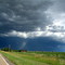 2008 - August 13th - 23:10Z - Looking ESE - Hail bow.
