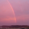 Lochloosa Lake , Florida. Rainbow