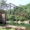 Abandoned Steel Truss Bridge Over the Chattahoochee River at Settles Bridge Park