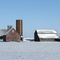 Corn Crib, Barns, and Silo