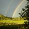 Depois da chuva, o arco-ires  na fazenda