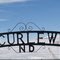 Marker from Ghost Town Curlew North Dakota