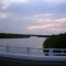 Por-do-sol sobre a ponte do Rio Pirangi - Parajuru - Ceará