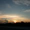 un atardecer de carretera