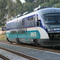 Sprinter in Vista Transit Center, bound to Escondido