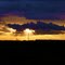 Por do sol visto da rodovia MT - 358